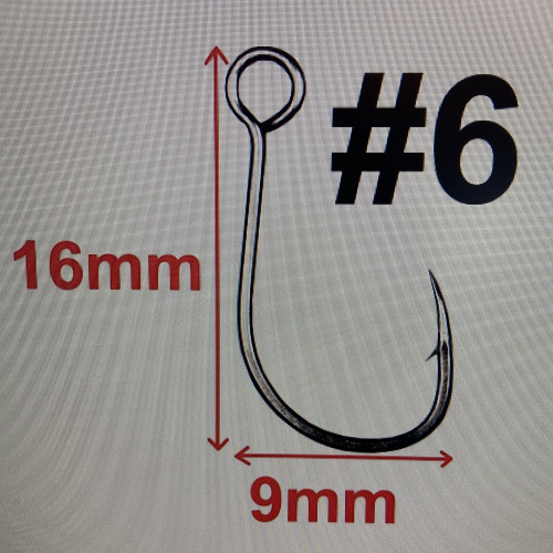 SINGLE HOOK WITH PINS